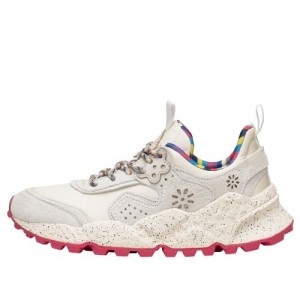 White Flower Mountain Kotetsu Women's Sneakers | YYP3069ID