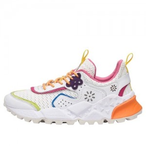 White Flower Mountain Kotetsu Women's Sneakers | NYR8749CI