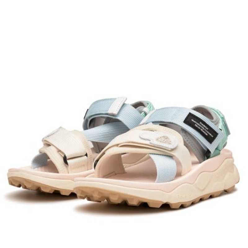 Beige Flower Mountain Nazca 2 Women's Sandals | JMP2461SM