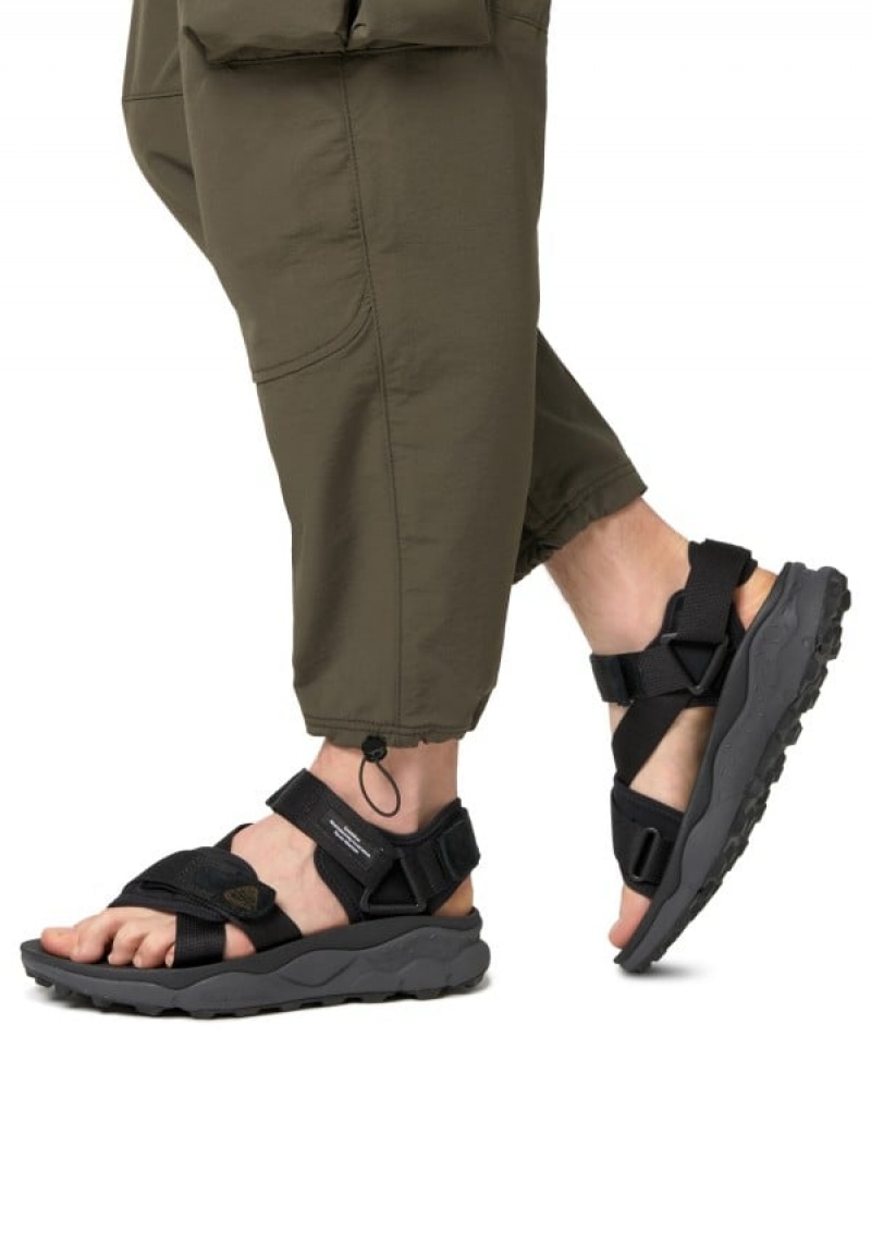 Black Flower Mountain Nazca 2 Men's Sandals | GPQ9867KA